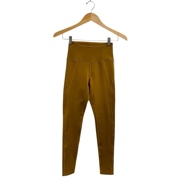 Girlfriend Collective Compressive High-Rise Leggings In Saddle Size XS - Picture 8 of 9